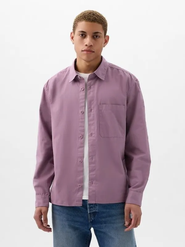Relaxed Twill Shirt sold by GAP