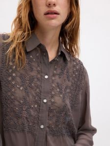 Beaded Boyfriend Shirt sold by GAP