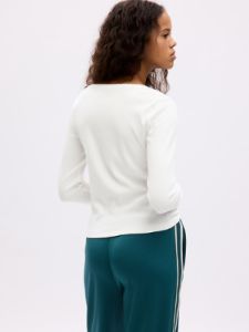 Modern Rib Square-Neck Cropped T-Shirt sold by GAP