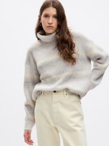 Shaker-Stitch Turtleneck Sweater sold by GAP