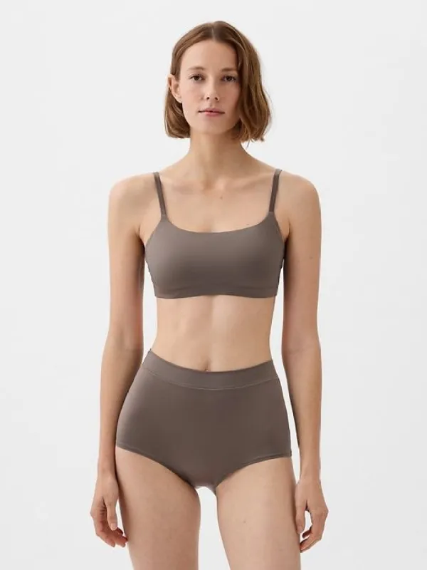 Satin Scoop Bralette sold by GAP