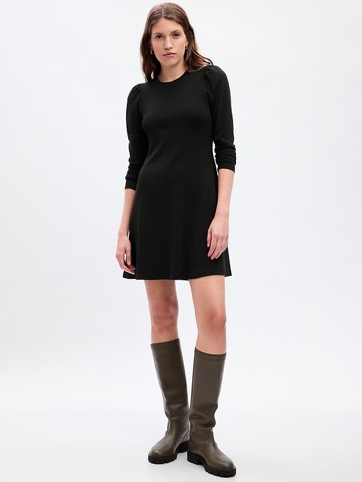 Modern Puff Sleeve Mini Dress sold by GAP