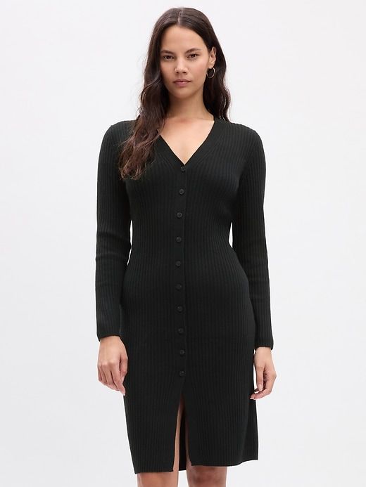 CashSoft Rib Midi Sweater Dress sold by GAP product image thumbnail 5