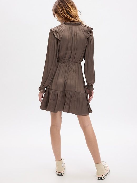 Split-Neck Tiered Mini Dress sold by GAP product image thumbnail 2