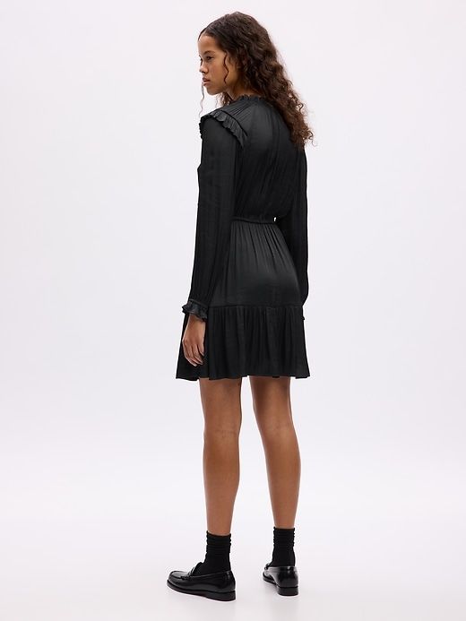Split-Neck Tiered Mini Dress sold by GAP product image thumbnail 2