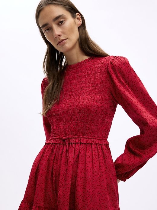 Smocked Mini Dress sold by GAP product image thumbnail 3