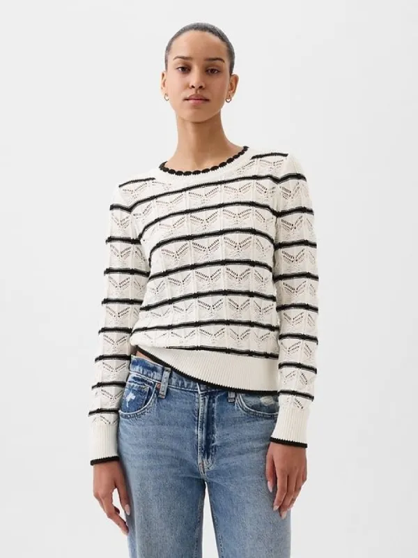 Pointelle Sweater sold by GAP
