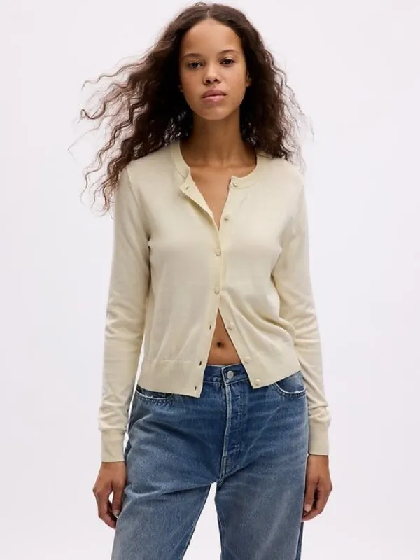 Lightweight CashSoft Cardigan sold by GAP