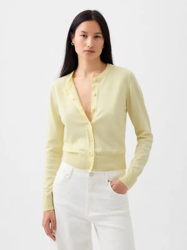 Lightweight CashSoft Cardigan sold by GAP