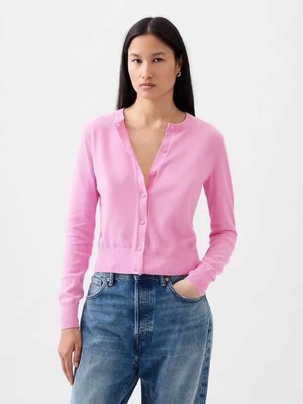 Lightweight CashSoft Cardigan sold by GAP