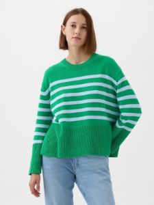 24/7 Split-Hem Crewneck Sweater sold by GAP