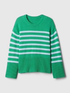 24/7 Split-Hem Crewneck Sweater sold by GAP