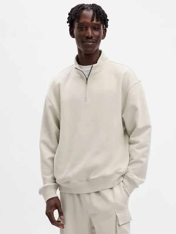 Heavyweight Quarter-Zip Pullover sold by GAP
