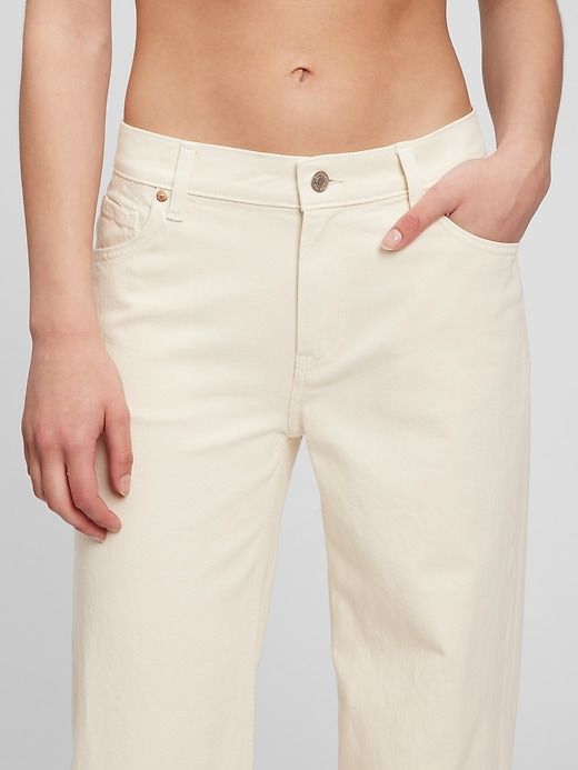 Low Rise Stride Wide-Leg Jeans sold by GAP product image thumbnail 3