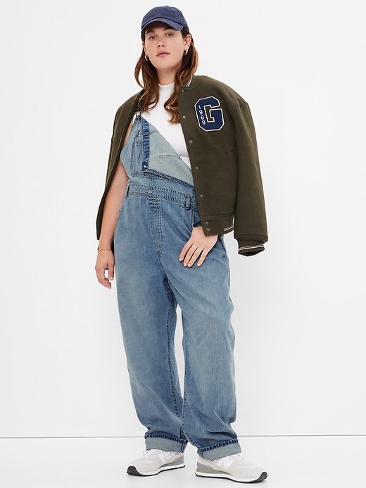 '90s Loose Overalls sold by GAP product image thumbnail 4