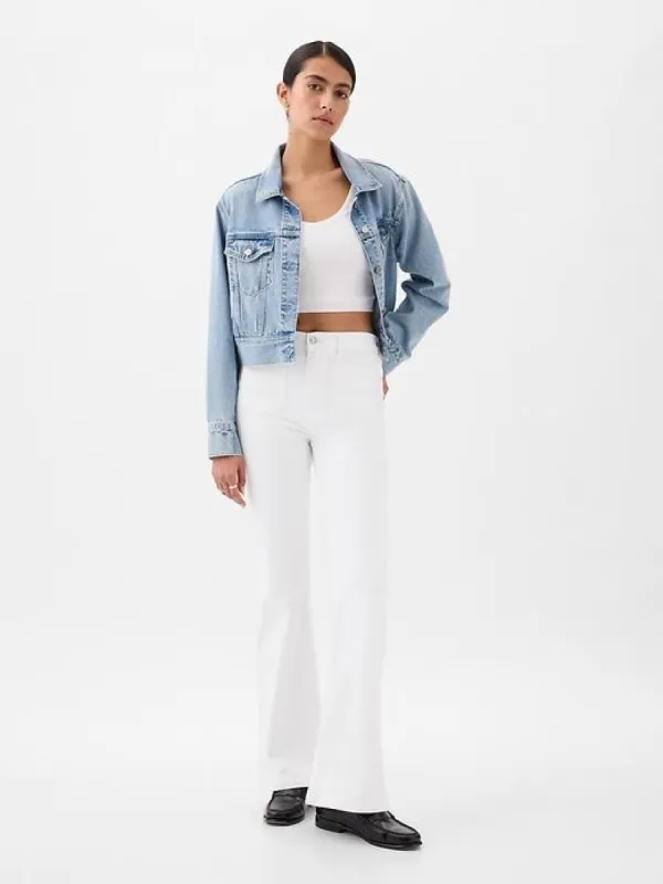 High Rise '70s Flare Jeans sold by GAP