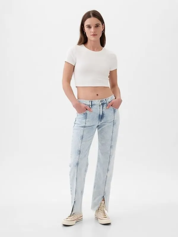 Mid Rise Cotton '90s Loose Jeans sold by GAP