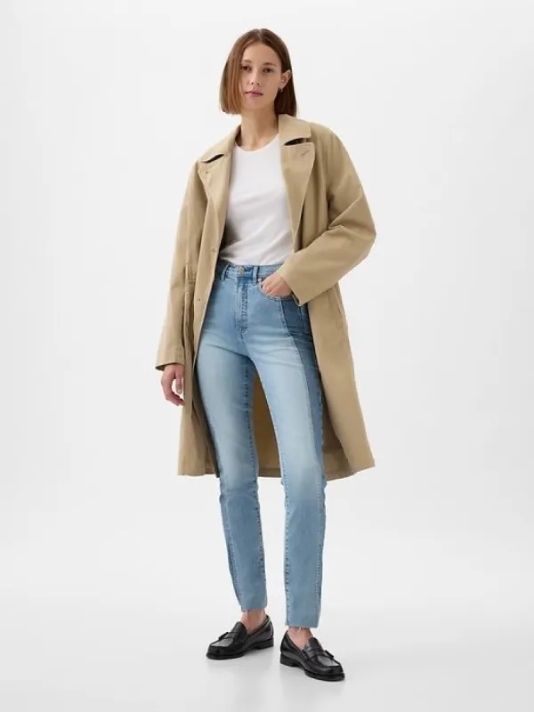 High Rise Patchwork Vintage Slim Jeans sold by GAP