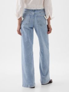 High Rise Stride Wide-Leg Jeans sold by GAP