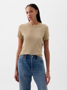 Lightweight CashSoft Cropped Sweater sold by GAP