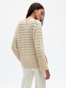 24/7 Split-Hem Crochet Sweater sold by GAP