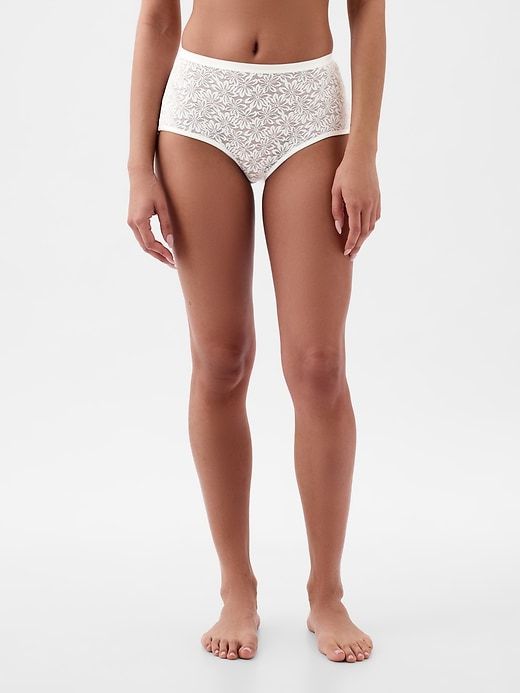 High Rise Lace Hipster sold by GAP