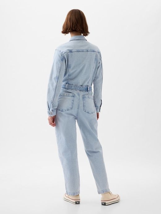 Belted Denim Jumpsuit sold by GAP product image thumbnail 2