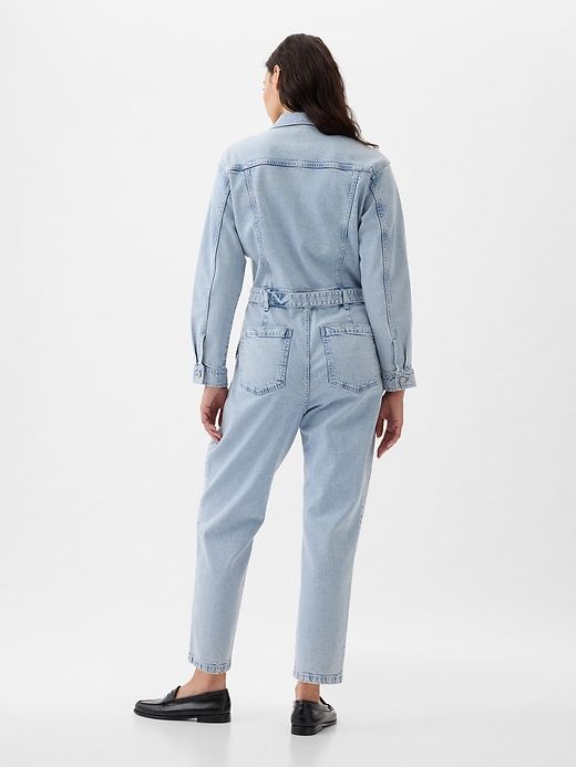 Belted Denim Jumpsuit sold by GAP product image thumbnail 5