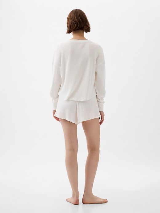 Waffle PJ Henley Shirt sold by GAP product image thumbnail 2