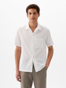Linen-Cotton Shirt sold by GAP
