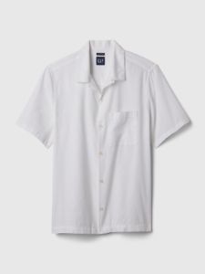 Linen-Cotton Shirt sold by GAP