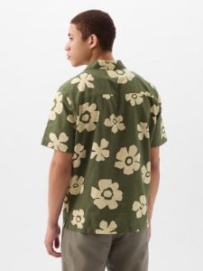 Linen-Cotton Shirt sold by GAP