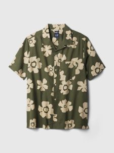 Linen-Cotton Shirt sold by GAP