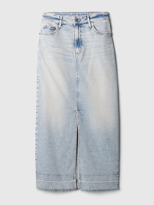 Denim Midi Skirt sold by GAP product image thumbnail 4