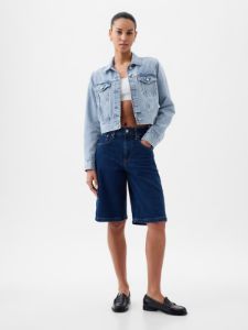 Cropped Icon Denim Jacket sold by GAP