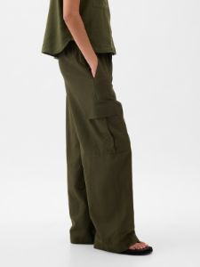 Linen-Cotton Pull-On Cargo Pants sold by GAP