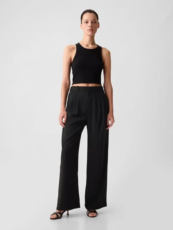 365 High Rise Pleated Trousers sold by GAP