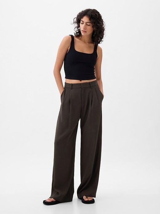 365 High Rise Pleated Trousers sold by GAP