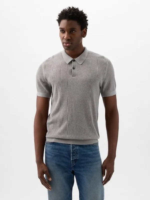 Textured Polo Shirt sold by GAP