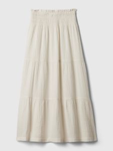 Crinkle Gauze Tiered Maxi Skirt sold by GAP