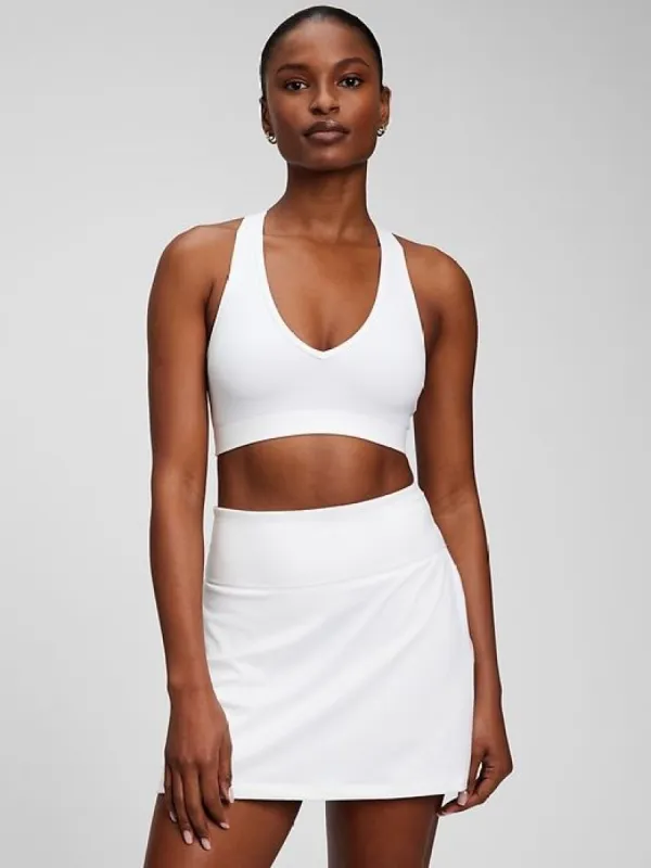 GapFit V-Neck Racerback Sports Bra in Eclipse sold by GAP