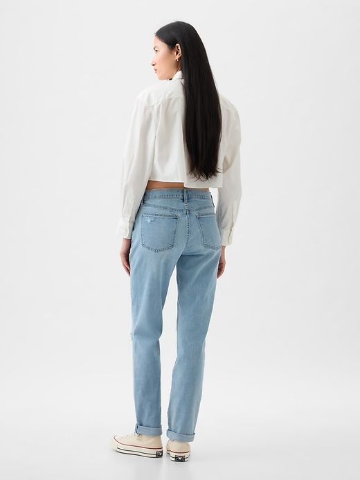 Mid Rise Girlfriend Jeans sold by GAP product image thumbnail 4