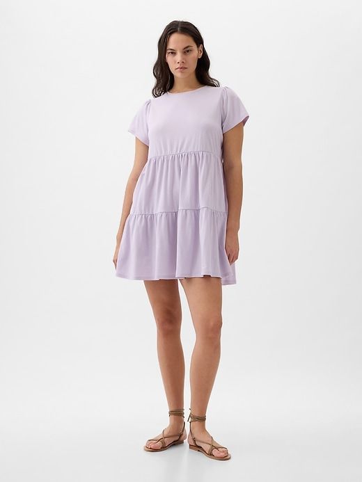 Tiered Mini Dress sold by GAP product image thumbnail 4