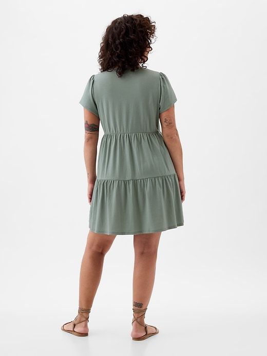 Tiered Mini Dress sold by GAP product image thumbnail 5