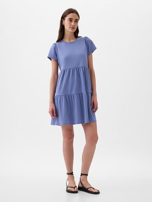 Tiered Mini Dress sold by GAP product image thumbnail 3