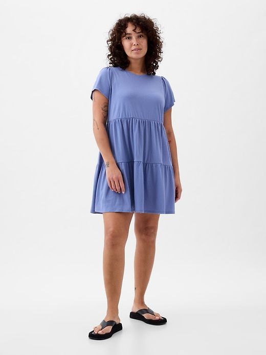 Tiered Mini Dress sold by GAP product image thumbnail 4
