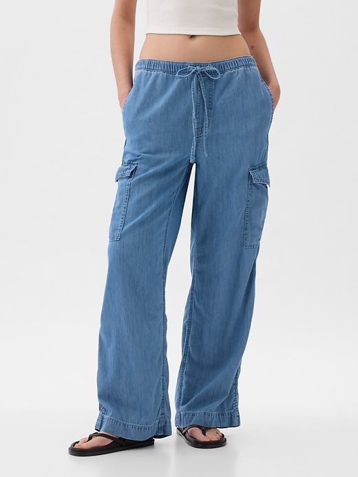 High Rise Pull-On Cargo Jeans sold by GAP product image thumbnail 2