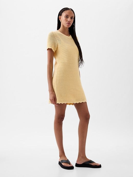 Crochet Mini Dress sold by GAP product image thumbnail 3