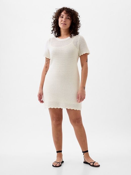 Crochet Mini Dress sold by GAP product image thumbnail 5