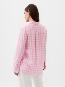 Linen Boyfriend Shirt sold by GAP